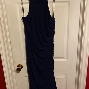 Le Chateau blue sparkly dress